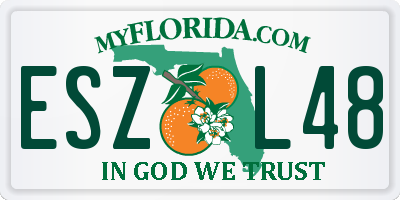FL license plate ESZL48