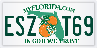 FL license plate ESZT69
