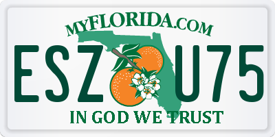 FL license plate ESZU75