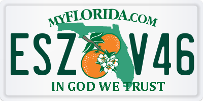 FL license plate ESZV46