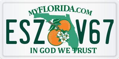 FL license plate ESZV67