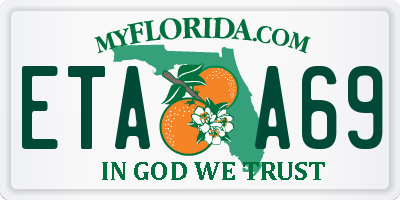 FL license plate ETAA69