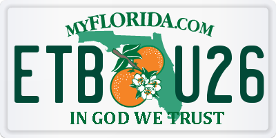 FL license plate ETBU26