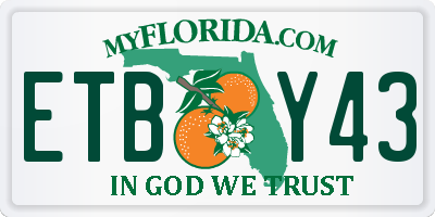 FL license plate ETBY43