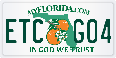 FL license plate ETCG04