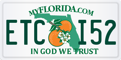 FL license plate ETCI52