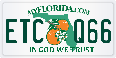 FL license plate ETCQ66