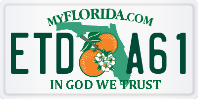 FL license plate ETDA61