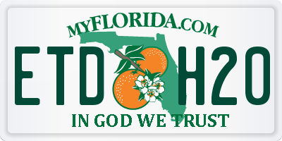 FL license plate ETDH20