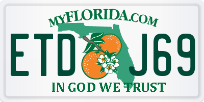 FL license plate ETDJ69