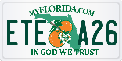 FL license plate ETEA26