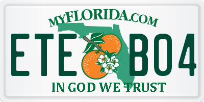 FL license plate ETEB04