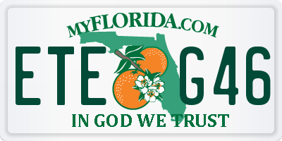 FL license plate ETEG46