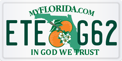 FL license plate ETEG62