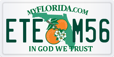 FL license plate ETEM56