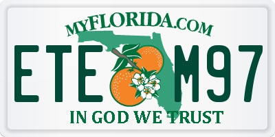 FL license plate ETEM97