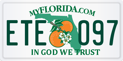 FL license plate ETEO97