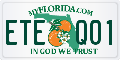 FL license plate ETEQ01