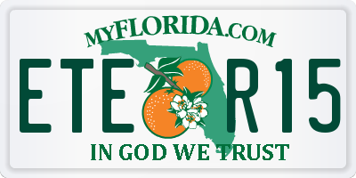 FL license plate ETER15