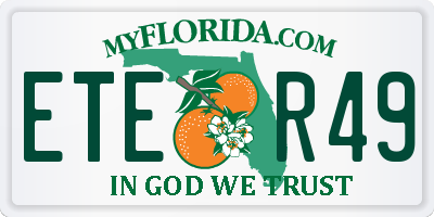 FL license plate ETER49