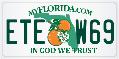 FL license plate ETEW69