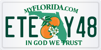 FL license plate ETEY48