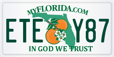 FL license plate ETEY87