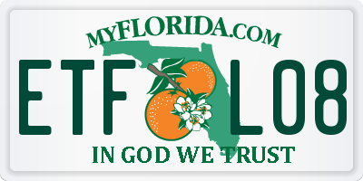 FL license plate ETFL08