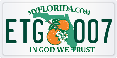 FL license plate ETGO07