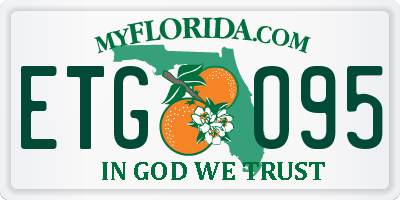 FL license plate ETGO95