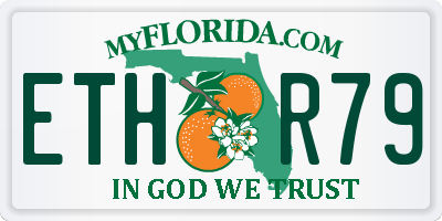 FL license plate ETHR79
