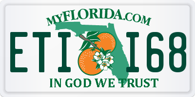 FL license plate ETII68