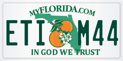 FL license plate ETIM44