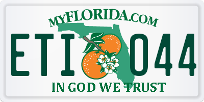 FL license plate ETIO44