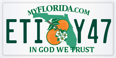 FL license plate ETIY47