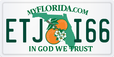 FL license plate ETJI66