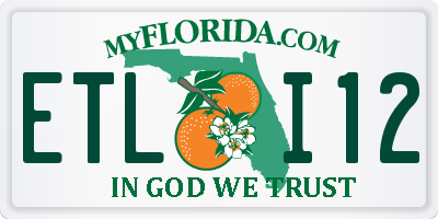 FL license plate ETLI12