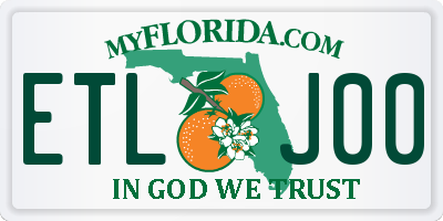 FL license plate ETLJ00
