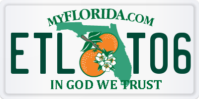 FL license plate ETLT06