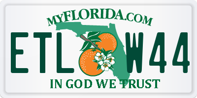 FL license plate ETLW44