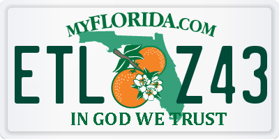 FL license plate ETLZ43