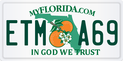 FL license plate ETMA69
