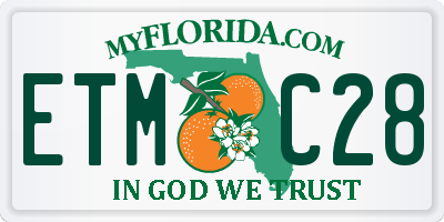FL license plate ETMC28
