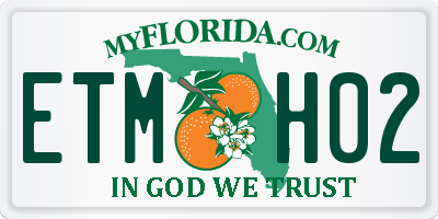 FL license plate ETMH02