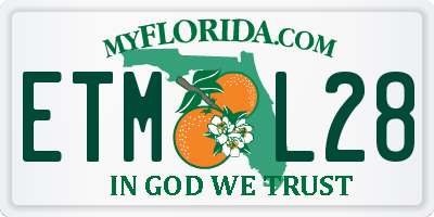 FL license plate ETML28
