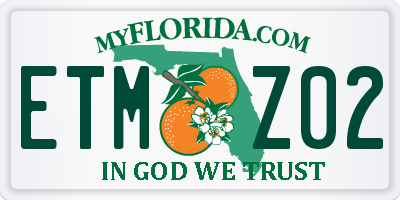FL license plate ETMZ02