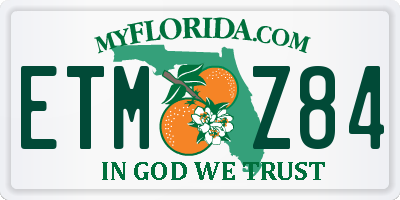 FL license plate ETMZ84