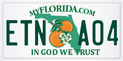 FL license plate ETNA04