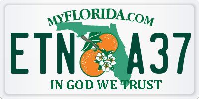 FL license plate ETNA37