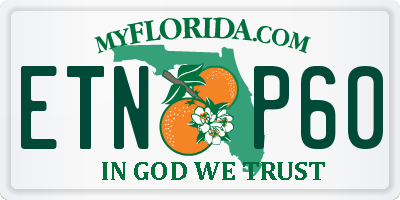 FL license plate ETNP60